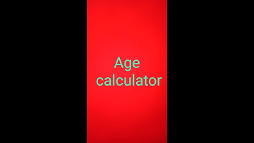Age Calculator App