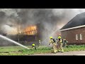 Zeer grote brand kippenstal Heythuysen