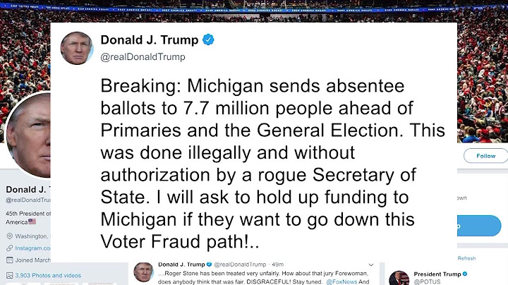 Trump Threatens To Cut Mi Funding Over Mail-In Votes