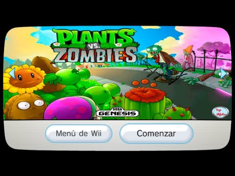 Plants vs. Zombies WAD [VC SEGA Genesis] Wii - YouTube