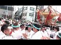 令和元年 尾久八幡神社大祭　4年に一度の本社神輿渡御の模様