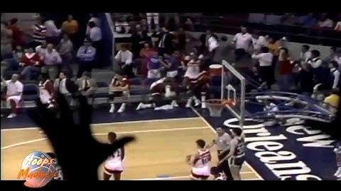 Atlanta Hawks Bench Reaction to Larry Bird