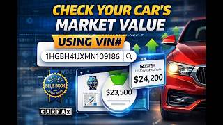 Check a Cars Current Market Value By Vin