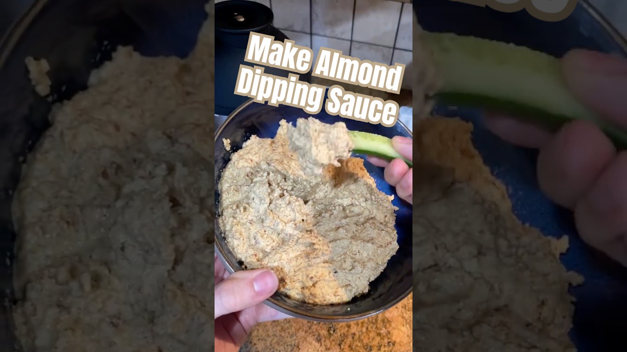 Make Almond Dipping Sauce with Almond Cow 