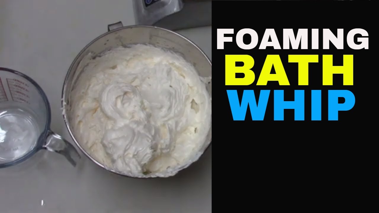 How to make Whipped Soap Base from scratch