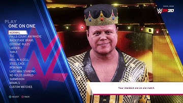 WWE 2K20 create a superstar Aj Morrison orcenising his attire to look fantastic and stylelish