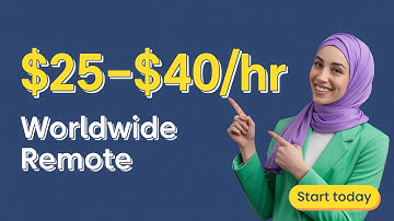 Remote Jobs You Can Start This Week($25 - $40/hr, Worldwide)