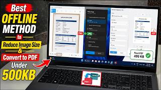 How to Convert Images to PDF Under 500KB in Windows 11 Without Internet or Software screenshot 5
