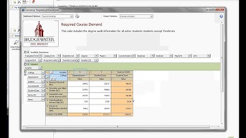 Argos OLAP Degree Audit Report