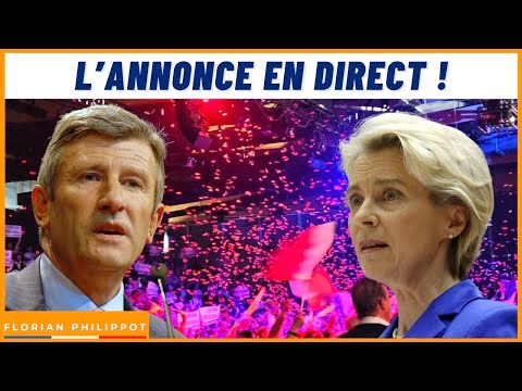 Philippe de Villiers makes a major announcement live!