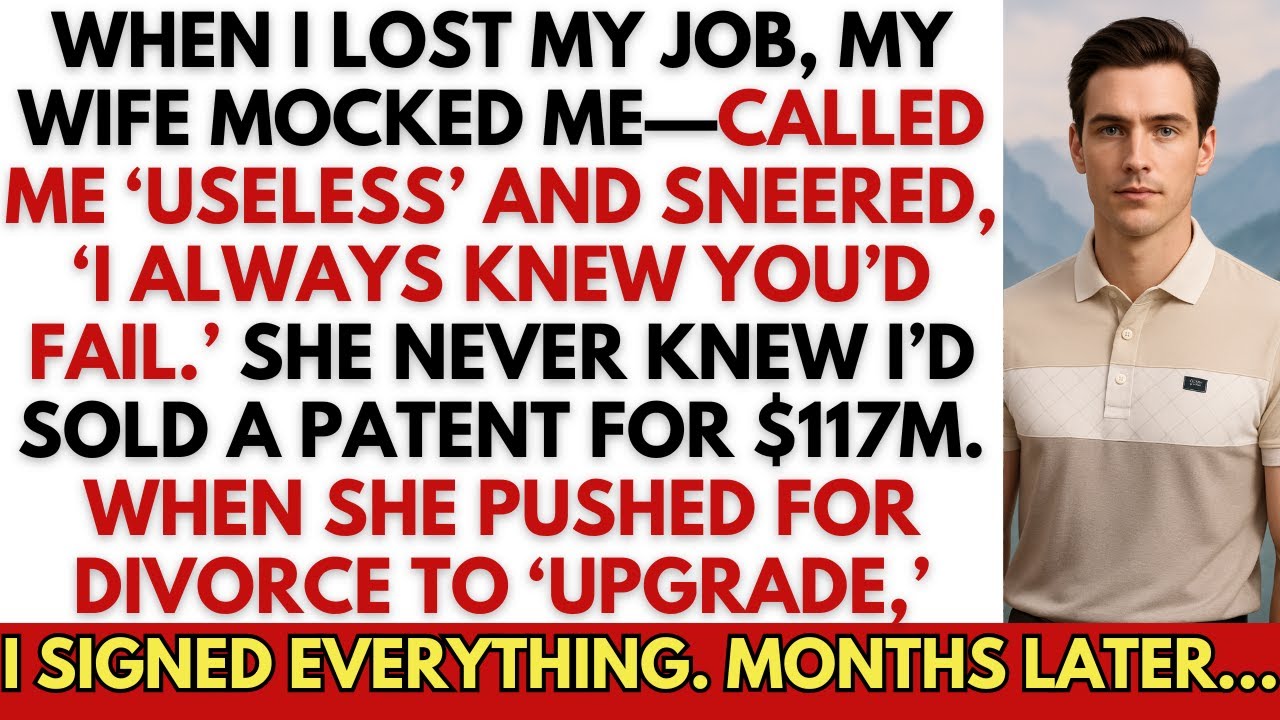 My Wife Called Me “Useless” After I Lost My Job. I Sold A Patent For $117M. Months Later, They Learn