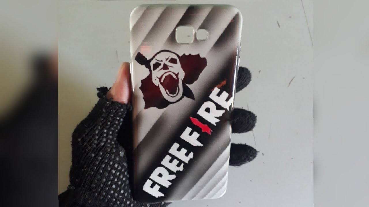 Free fire na capinha!😱 personalização top!👌 Aerografia - YouTube
