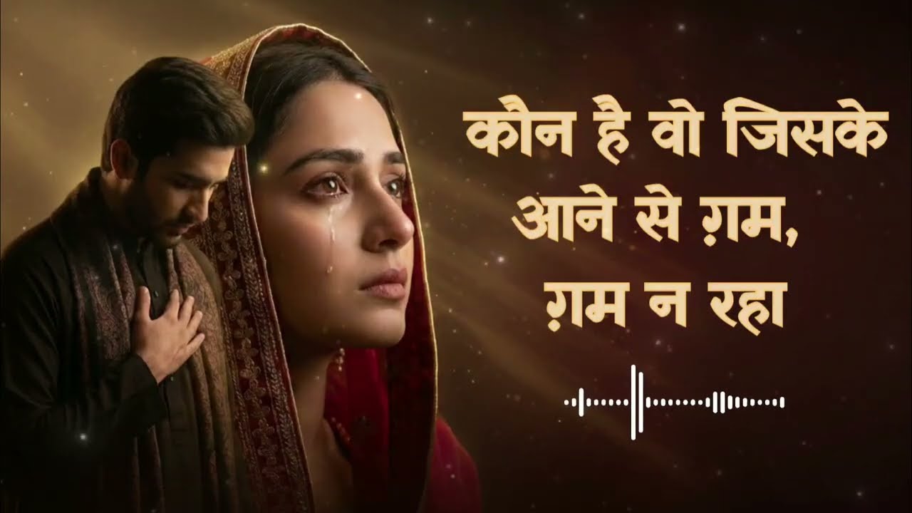 कौन है वो जिसके आने से ग़म, ग़म न रहा #HindiGhazal #Ghazal #SufiMusic