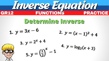 8) Inverse equations | Many examples