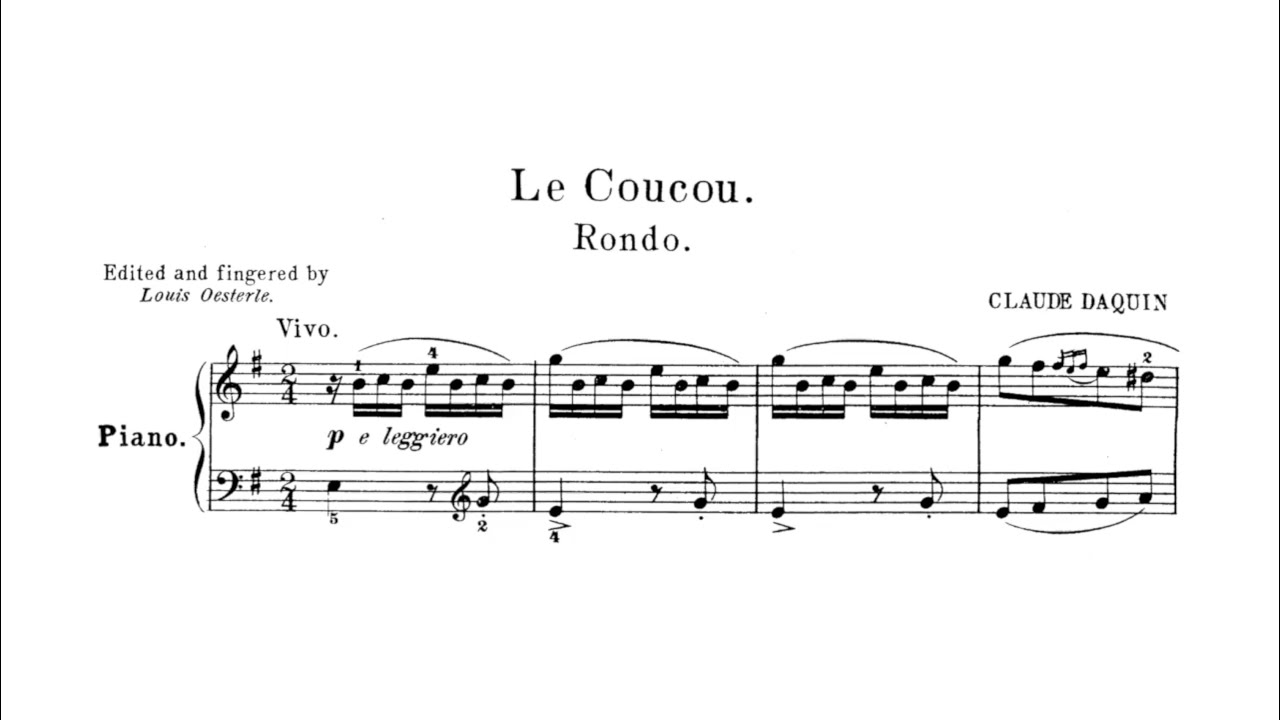 Rachmaninoff plays Daquin - Le Coucou