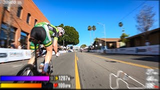 How Much Power to Ride a Pro Break? - 2019 Redlands Classic - Stage 4 Criterium