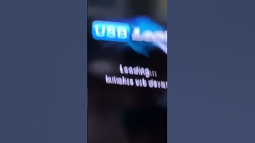 why does my usbloader gx just say initialize usb device and nothing else