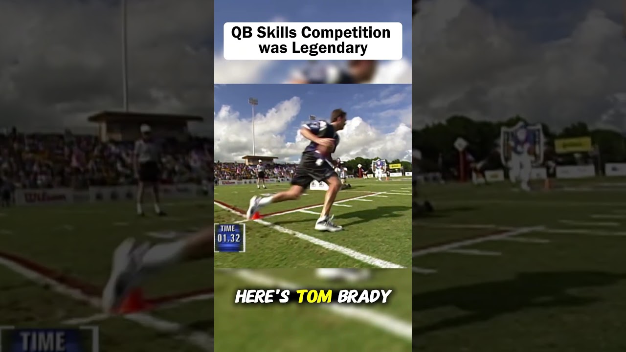 The QB Skills Competition was LEGENDARY🔥🎯