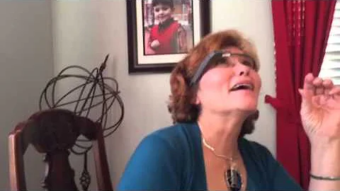 Mom's first Google Glass experience