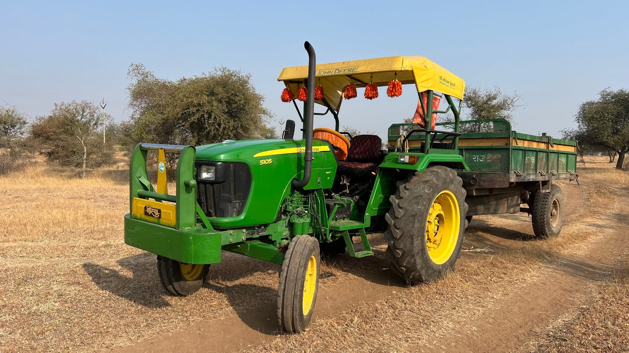 Real Village Farming Life | John Deere Tractor POV 4K