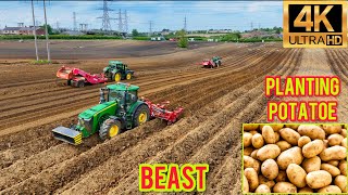 XXL Planting Potatoes 500+ ACRES | BIG Fendt VS Monster John Deere 8R 370 ACRES Grimme CS 150 GB 215