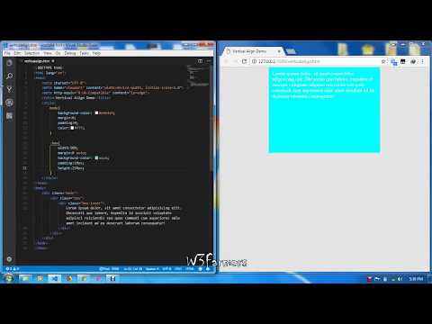 CSS Practices #1 - How To Vertically Align Center a text or html elements using css