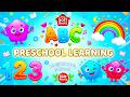 Preschool Learning activities for 3 year olds at home | Learn ABC Phonics Shapes Numbers Colors 🌈