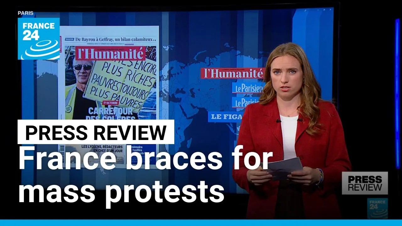 France to witness a 'crossroads of anger' as mass protests expected on Saturday • FRANCE 24
