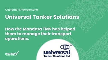 Mandata Transport Management Software (TMS) - Universal Tankers