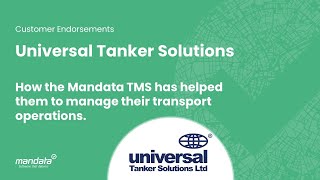 Mandata Transport Management Software (TMS) - Universal Tankers
