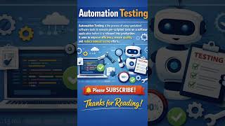What is Automation Testing #AutomationTesting #SoftwareTesting #QAEngineer #Selenium