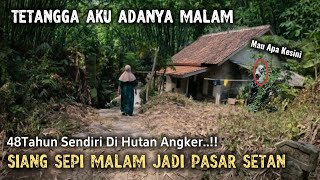 IT REALLY HAPPENED❗LIVING ALONE IN A HAUNTED FOREST, QUIET BY DAY AND A GHOST MARKET BY NIGHT