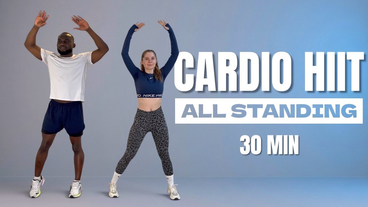 30 min ALL STANDING CARDIO HIIT Workout | No Repeats, Low Impact ...