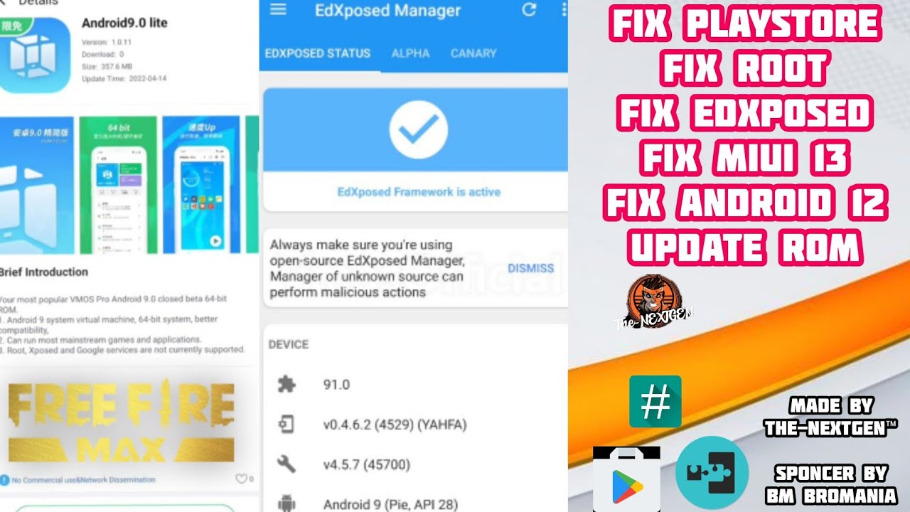 UPDATE ! Miui 13 Android 12 Vmos Pro Fix Google Playstore - Root ...