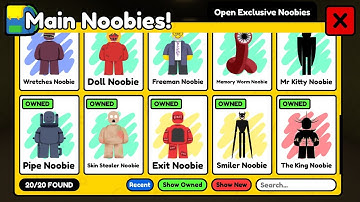 How to get ALL NEW NOOBIES in FIND THE NOOBIES Roblox [ Backrooms Update ]