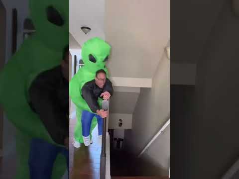 ALIENS ABDUCTED DAD ☠️ #shorts
