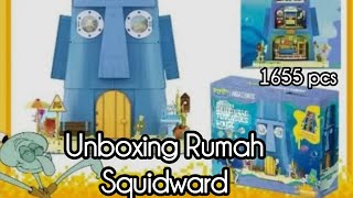 Unboxing Rumah Squidward Tentacles | Lego Area X | 1655 pcs