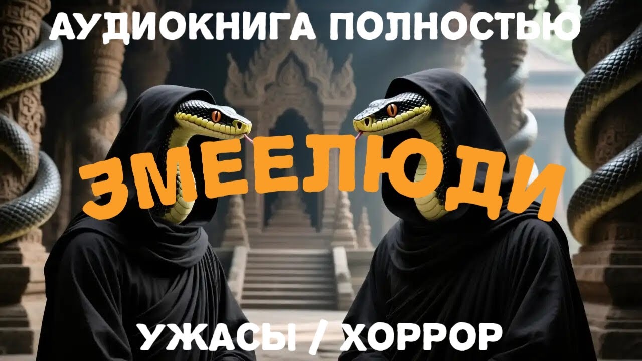 Аудиокнига полностью. Змеелюди / ужасы / хоррор 