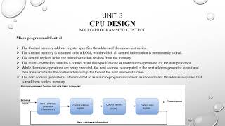 CPU Design ppt