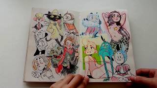 Sketchbook #16 || Скетчбук (・ー・)