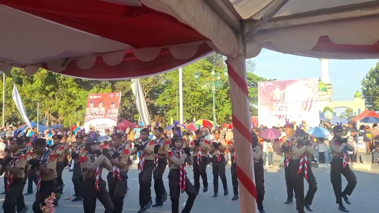 Wow variasi barisan keren , lomba gerak jalan indah 17 agustus 2025 kota Kendari @Mamainul-y3e