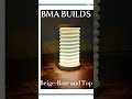 Beige has a cozy feel - but how to choose what design? #BMABUILDS #LEDLAMP #SMALLBUSINESS