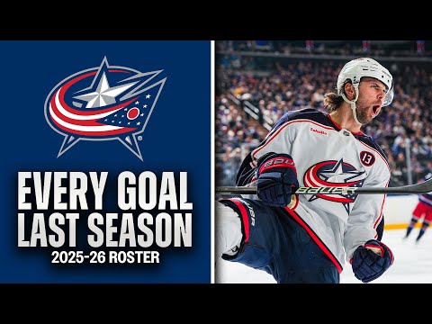 EVERY GOAL last season from the 2025-26 COLUMBUS BLUE JACKETS 🐝 #32in32