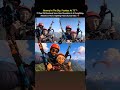 This image shows a remarkable moment from a paragliding adventure in India. #new #viral #video