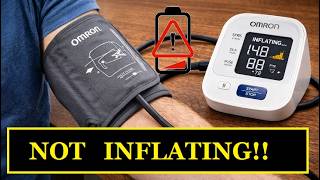 Fix Any OMRON Blood Pressure Monitor CUFF No Longer Inflating (BP Pump NOT Tightening Working STOPS)