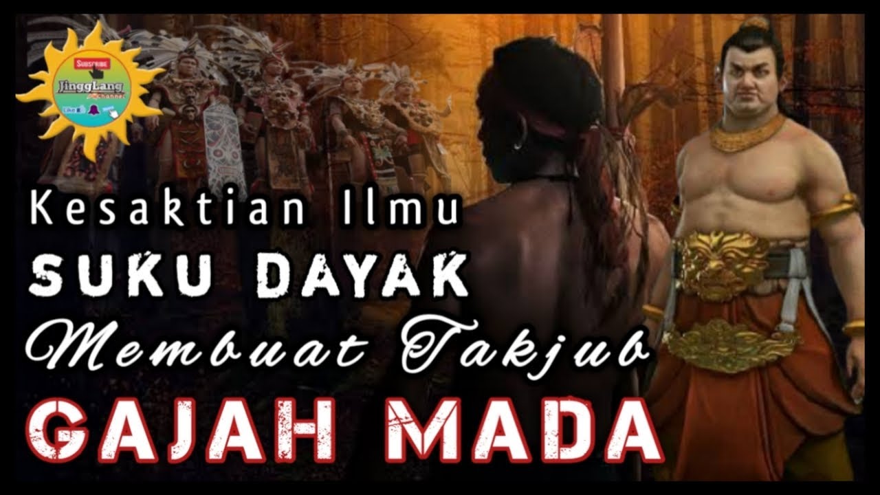 GAJAHMADA GEMETAR DAN TAKJUB DENGAN KESAKTIAN SUKU DAYAK | LEGENDA SEJARAH RAJA DAYAK ARYA MAGAT