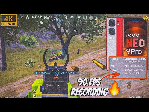IQOO NEO 9 PRO ⚡BGMI 90 FPS + 90 FPS SCREEN RECORDING 🤯💥I POWER OF Q1 ...