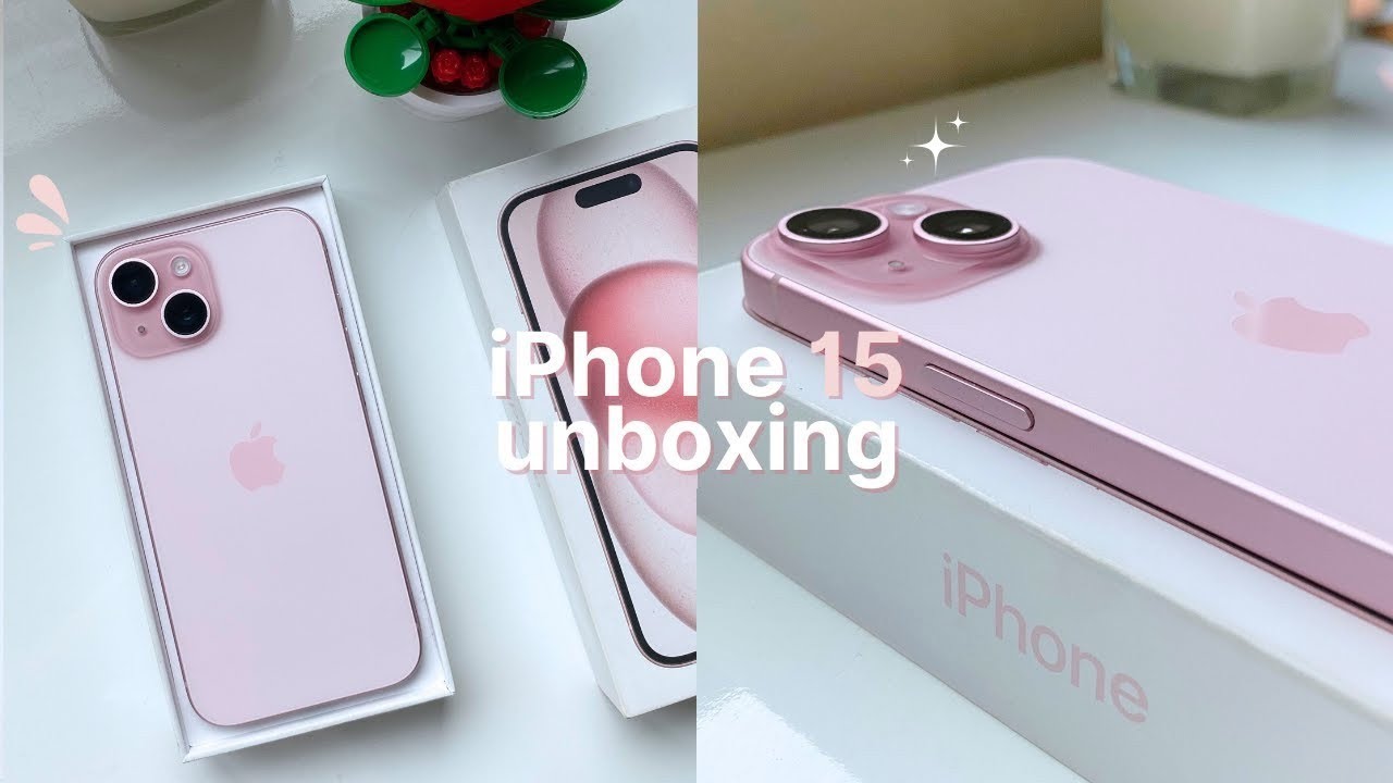 iPhone 15 pink Unboxing (256 gb)🤭🎀| Baya na Kyia IPhone gift😯😁.. - YouTube