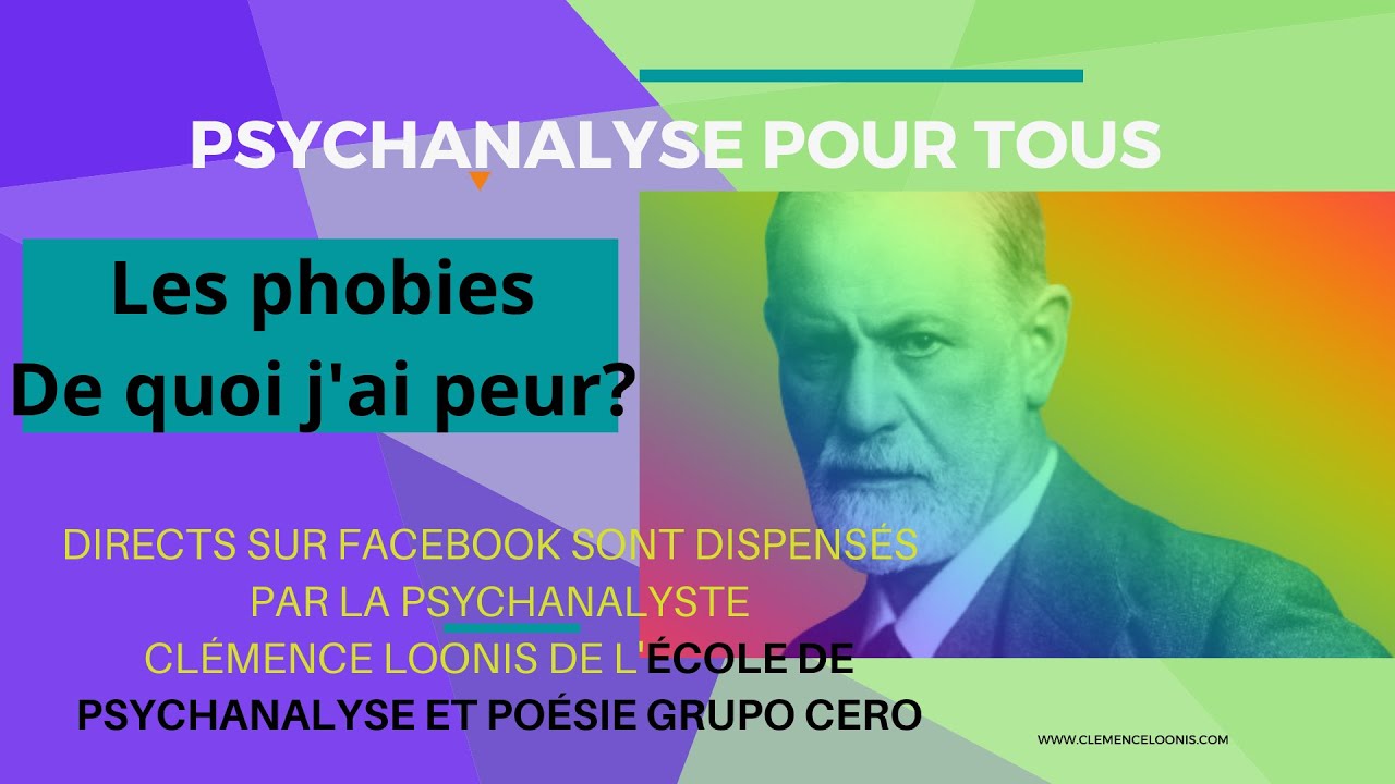 LES PHOBIES - DE QUOI J'AI PEUR? PSYCHANALYSE POUR TOUS - FREUD RÉSUMÉ- 29 juin 2021