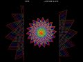 Beautiful Flower design using Python #shorts #youtubeshorts